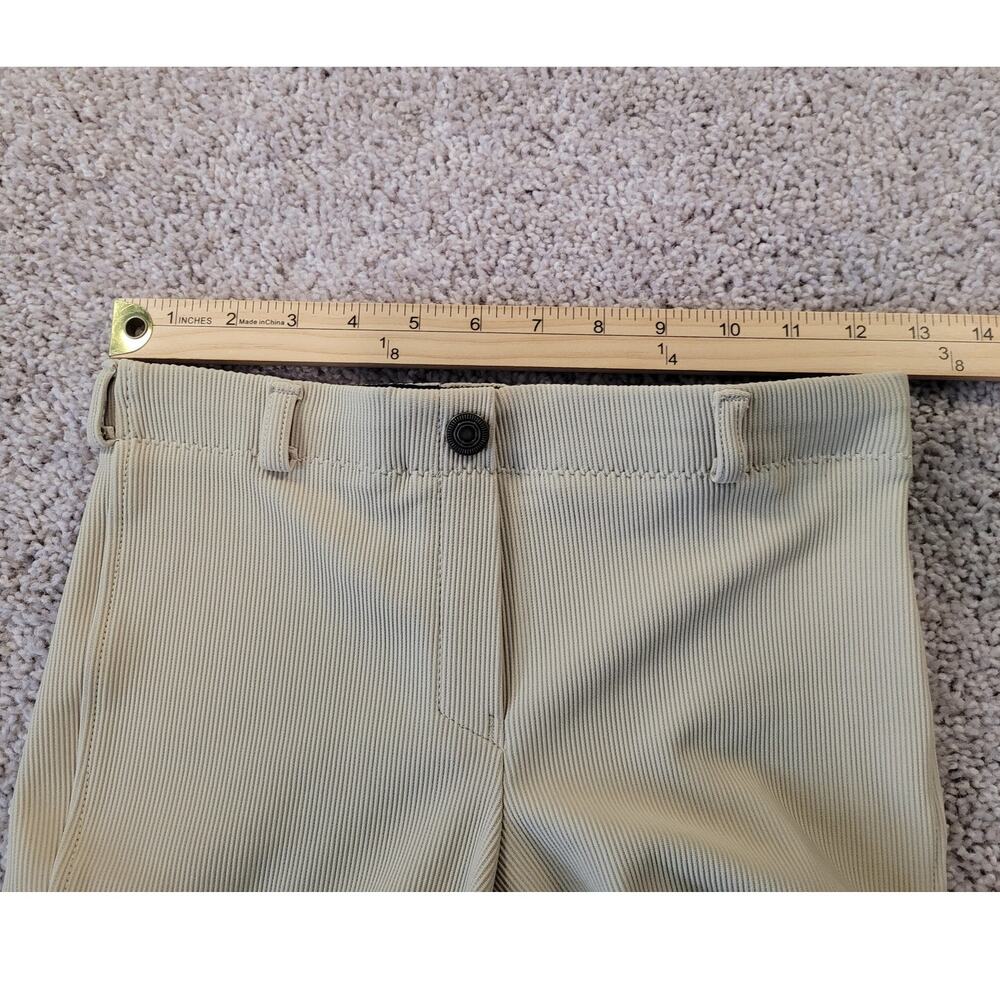 Tuff Rider Beige Ribbed Knit Equestrian Breeches Size 26 Low Rise Riding Pants - Picture 7 of 12